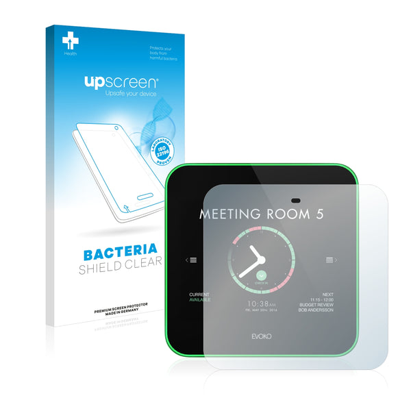 upscreen Bacteria Shield Clear Premium Antibacterial Screen Protector for Evoko Liso