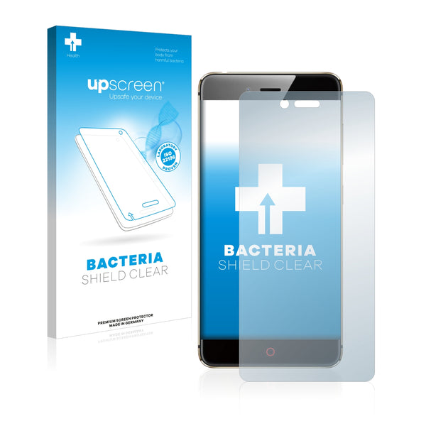 upscreen Bacteria Shield Clear Premium Antibacterial Screen Protector for ZTE Nubia Z11 Mini S