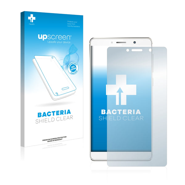 upscreen Bacteria Shield Clear Premium Antibacterial Screen Protector for ZTE Axon 7 Max