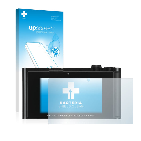 upscreen Bacteria Shield Clear Premium Antibacterial Screen Protector for Leica TL