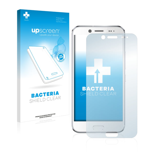 upscreen Bacteria Shield Clear Premium Antibacterial Screen Protector for HTC Bolt