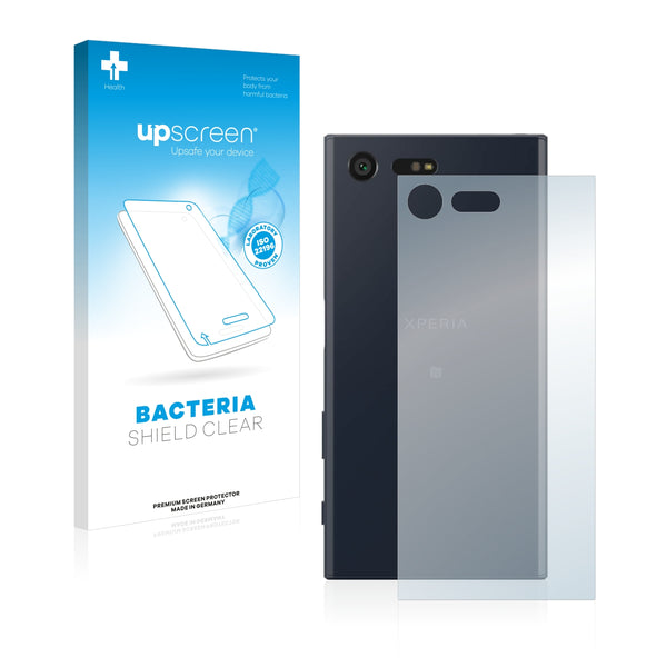 upscreen Bacteria Shield Clear Premium Antibacterial Screen Protector for Sony Xperia X Compact (Back)