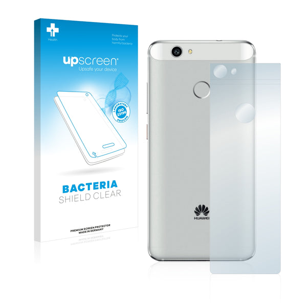 upscreen Bacteria Shield Clear Premium Antibacterial Screen Protector for Huawei Nova (Back)