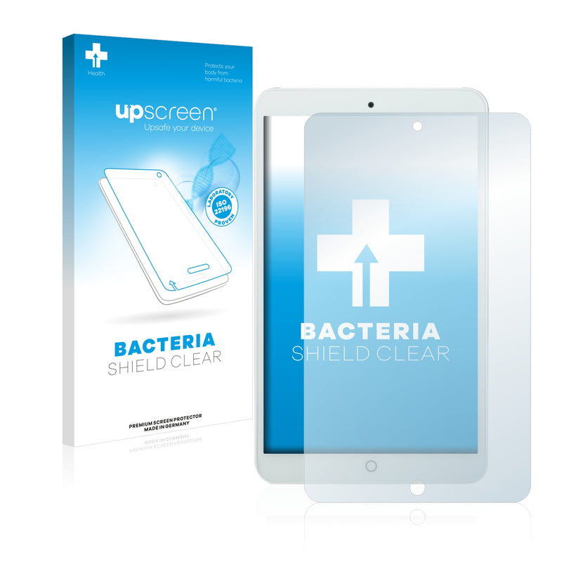 upscreen Bacteria Shield Clear Premium Antibacterial Screen Protector for irulu eXpro X1S (8.1) Metal Rear