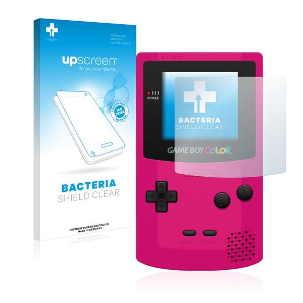 upscreen Bacteria Shield Clear Premium Antibacterial Screen Protector for Nintendo Gameboy Color