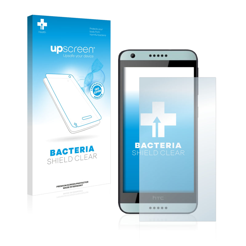 upscreen Bacteria Shield Clear Premium Antibacterial Screen Protector for HTC Desire 650