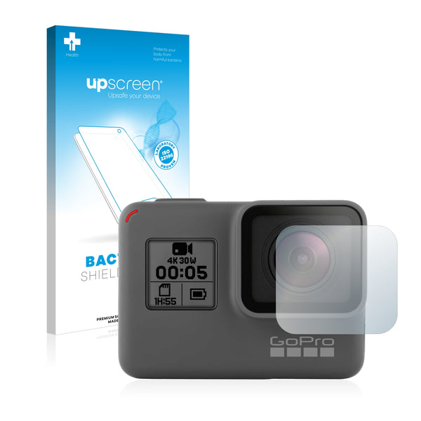 upscreen Bacteria Shield Clear Premium Antibacterial Screen Protector for GoPro Hero5 Black (Lens)