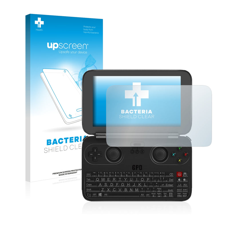 upscreen Bacteria Shield Clear Premium Antibacterial Screen Protector for GPD Win Rev 1