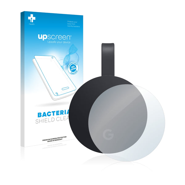 upscreen Bacteria Shield Clear Premium Antibacterial Screen Protector for Google Chromecast Ultra