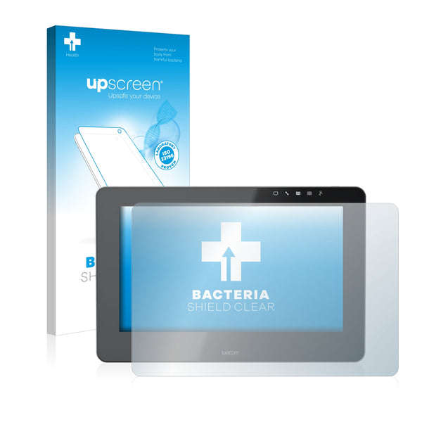 upscreen Bacteria Shield Clear Premium Antibacterial Screen Protector for Wacom Cintiq Pro 13