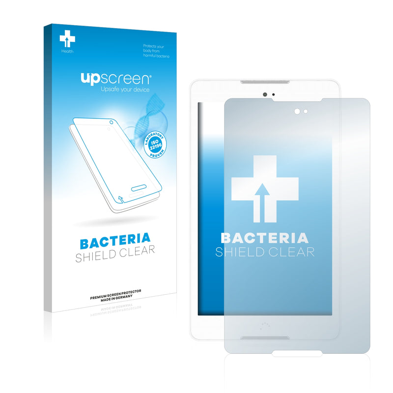 upscreen Bacteria Shield Clear Premium Antibacterial Screen Protector for BQ Aquaris M8