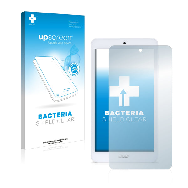 upscreen Bacteria Shield Clear Premium Antibacterial Screen Protector for Acer Iconia One 7 B1-780