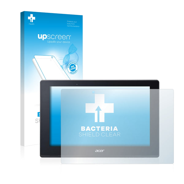 upscreen Bacteria Shield Clear Premium Antibacterial Screen Protector for Acer Aspire Switch 10 V SW5-017P-437