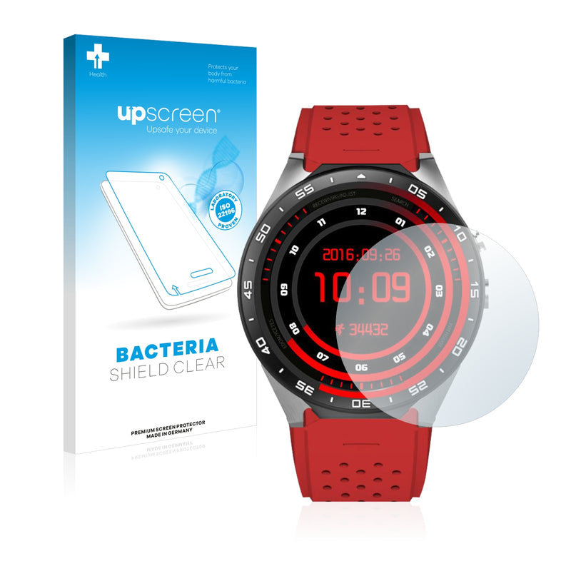 upscreen Bacteria Shield Clear Premium Antibacterial Screen Protector for KingWear KW88