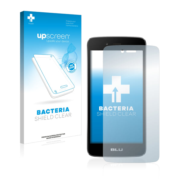 upscreen Bacteria Shield Clear Premium Antibacterial Screen Protector for BLU Diamond M
