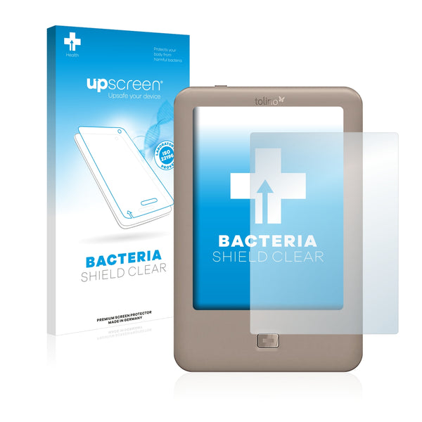 upscreen Bacteria Shield Clear Premium Antibacterial Screen Protector for Tolino Page