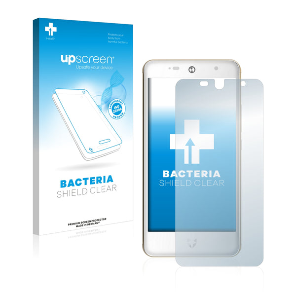 upscreen Bacteria Shield Clear Premium Antibacterial Screen Protector for Wileyfox Swift 2 Plus