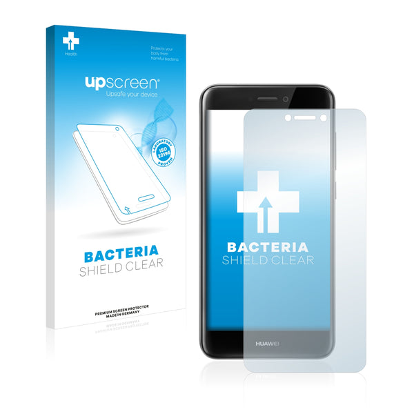 upscreen Bacteria Shield Clear Premium Antibacterial Screen Protector for Huawei P8 Lite 2017