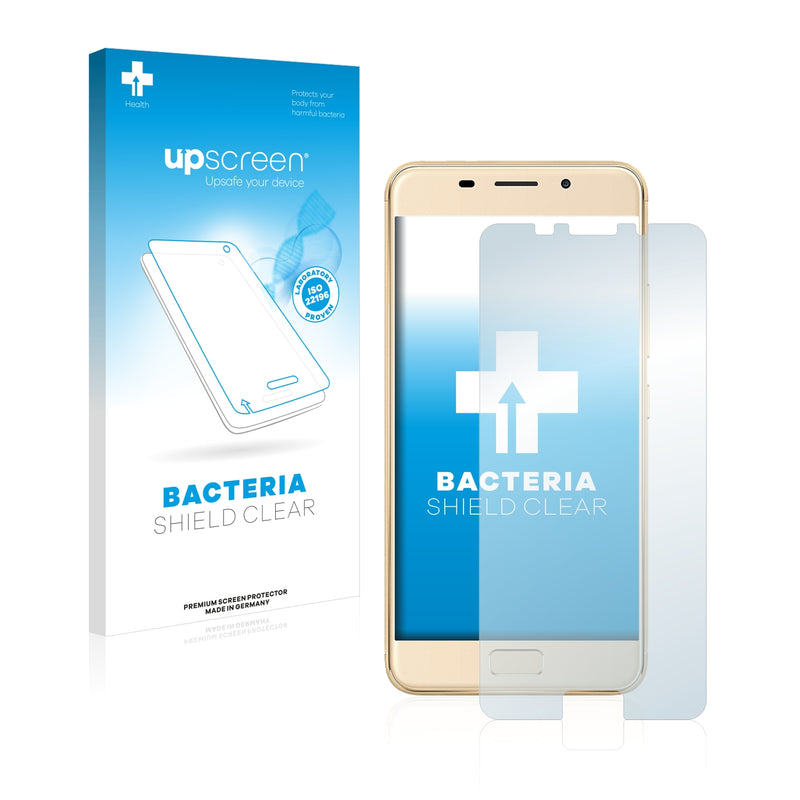 upscreen Bacteria Shield Clear Premium Antibacterial Screen Protector for Asus ZenFone 3s Max ZC521TL