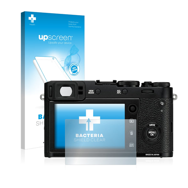 upscreen Bacteria Shield Clear Premium Antibacterial Screen Protector for Fujifilm X100F