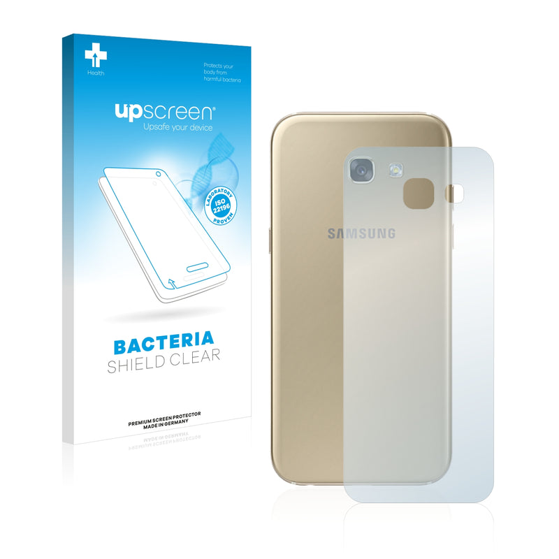upscreen Bacteria Shield Clear Premium Antibacterial Screen Protector for Samsung Galaxy A5 2017 (Back)