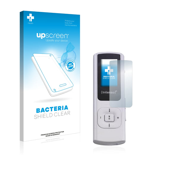 upscreen Bacteria Shield Clear Premium Antibacterial Screen Protector for Intenso Twister