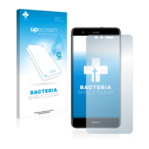 upscreen Bacteria Shield Clear Premium Antibacterial Screen Protector for Huawei P10 Lite