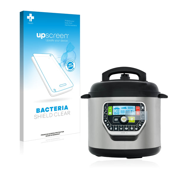 upscreen Bacteria Shield Clear Premium Antibacterial Screen Protector for Cecotec Olla GM Modelo G Deluxe