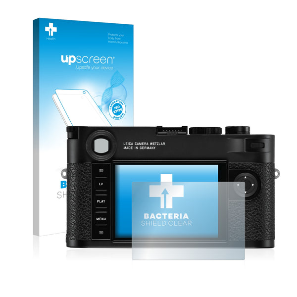 upscreen Bacteria Shield Clear Premium Antibacterial Screen Protector for Leica M10