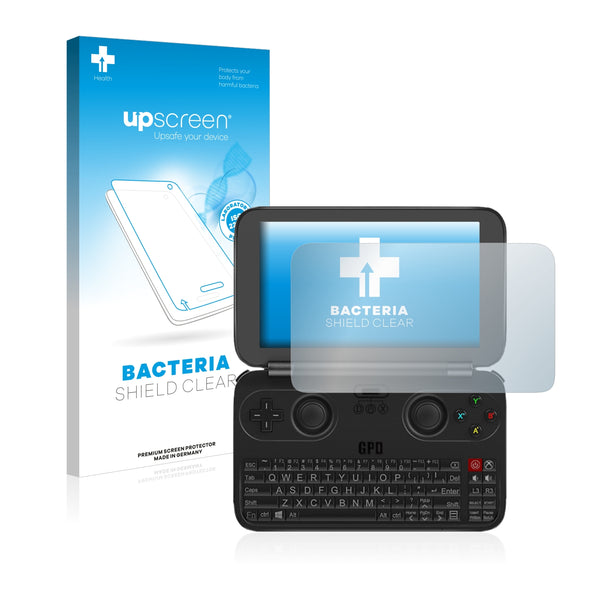 upscreen Bacteria Shield Clear Premium Antibacterial Screen Protector for GPD Win Rev 2