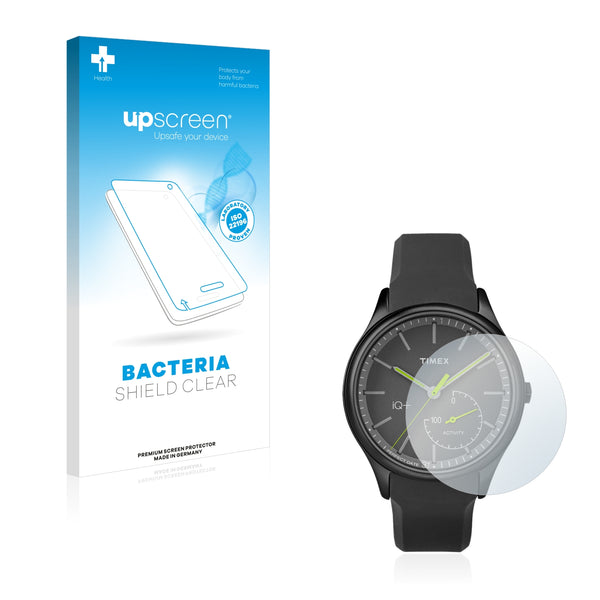 upscreen Bacteria Shield Clear Premium Antibacterial Screen Protector for Timex IQ+ Move