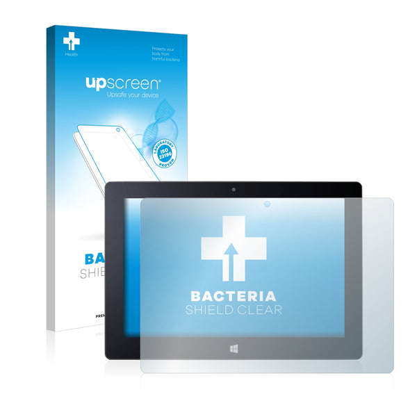 upscreen Bacteria Shield Clear Premium Antibacterial Screen Protector for Acer Switch One 10 SW1-011-14 UQ