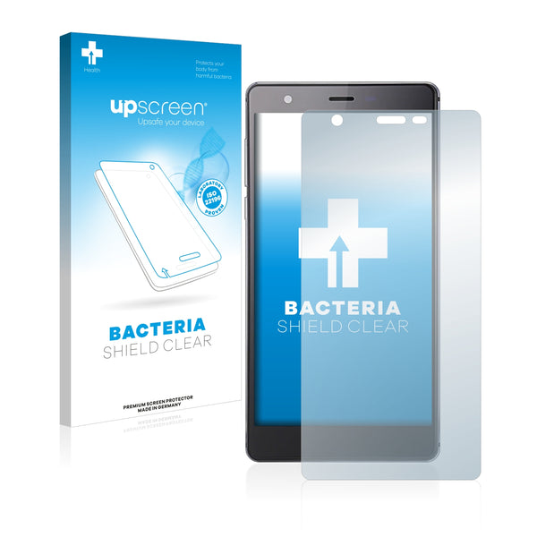 upscreen Bacteria Shield Clear Premium Antibacterial Screen Protector for Oukitel U13