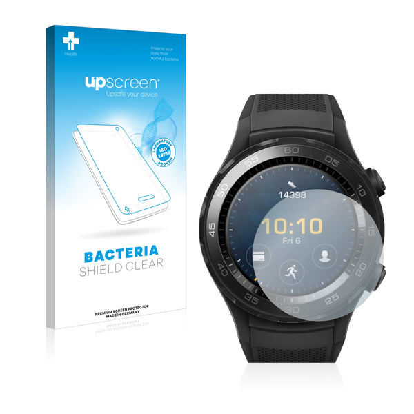 upscreen Bacteria Shield Clear Premium Antibacterial Screen Protector for Huawei Watch 2 2017