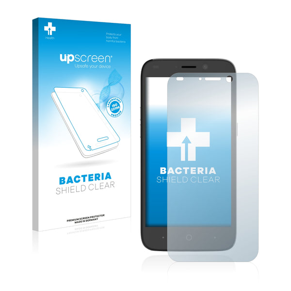upscreen Bacteria Shield Clear Premium Antibacterial Screen Protector for ZTE Prestige 2