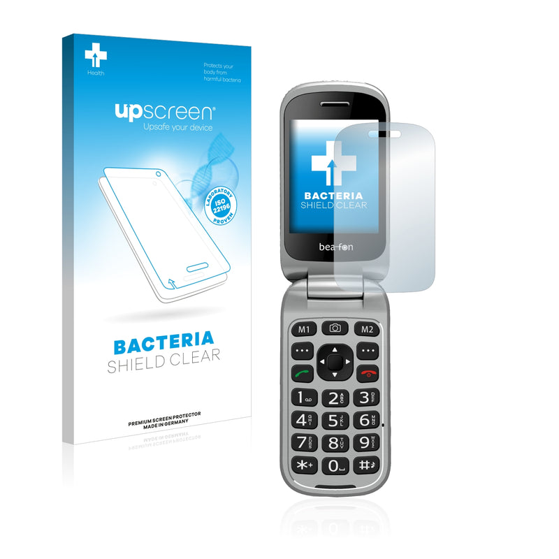 upscreen Bacteria Shield Clear Premium Antibacterial Screen Protector for Beafon SL670