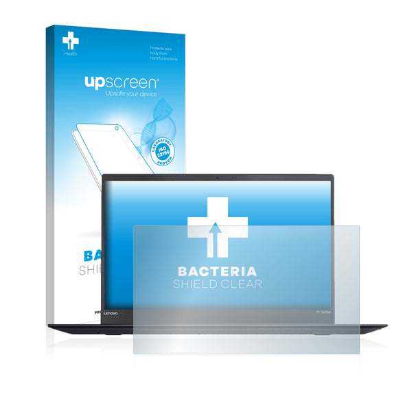 upscreen Bacteria Shield Clear Premium Antibacterial Screen Protector for Lenovo ThinkPad X1 Carbon (5th. generation)