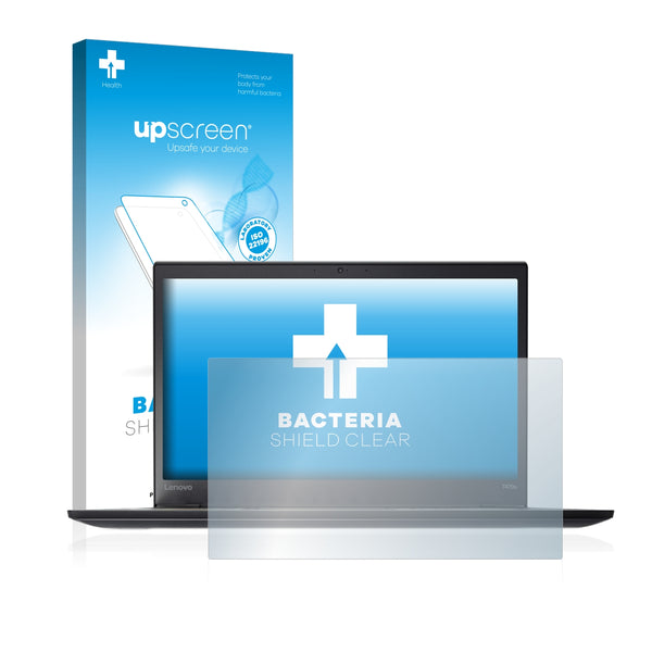 upscreen Bacteria Shield Clear Premium Antibacterial Screen Protector for Lenovo ThinkPad T470s UltraBook