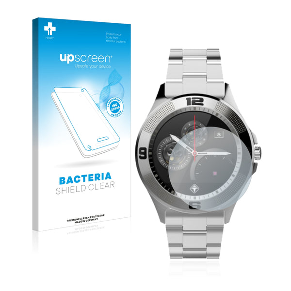 upscreen Bacteria Shield Clear Premium Antibacterial Screen Protector for Tiger Smartwatch London
