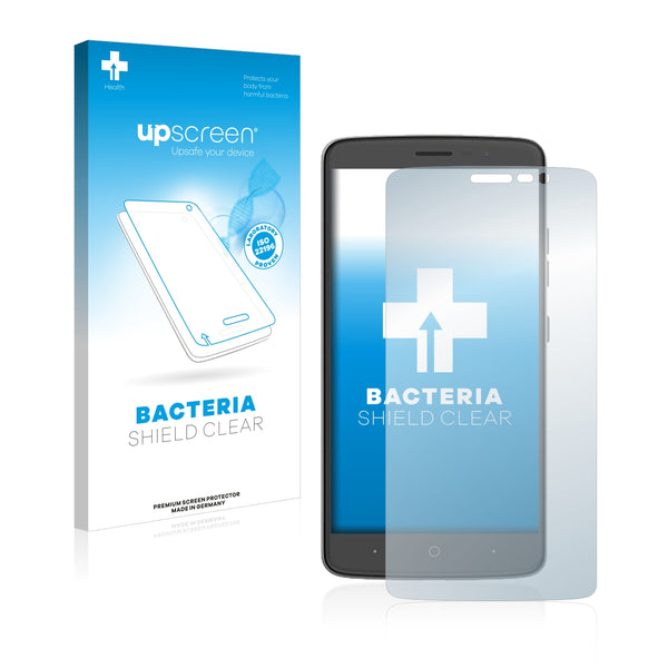 upscreen Bacteria Shield Clear Premium Antibacterial Screen Protector for ZTE Max XL