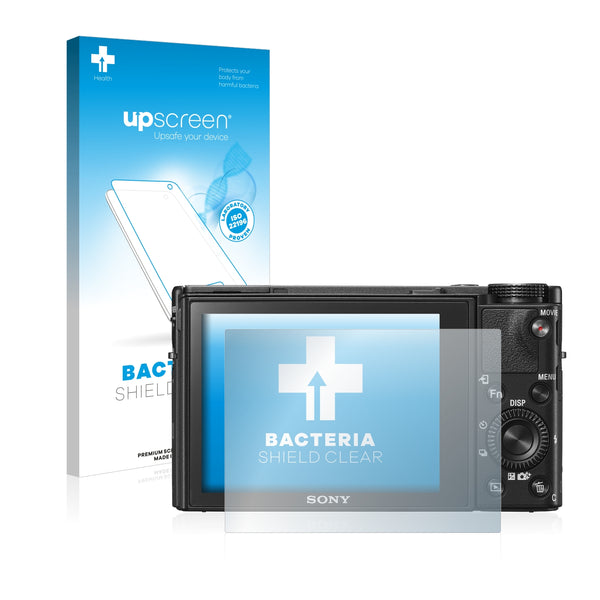 upscreen Bacteria Shield Clear Premium Antibacterial Screen Protector for Sony Cyber-Shot DSC-RX100 V