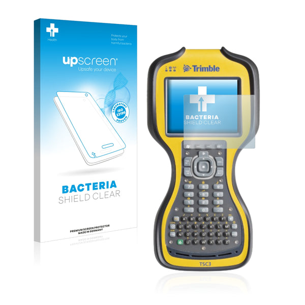 upscreen Bacteria Shield Clear Premium Antibacterial Screen Protector for Trimble TSC3