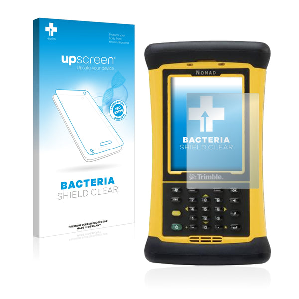upscreen Bacteria Shield Clear Premium Antibacterial Screen Protector for Trimble Nomad 1050XE