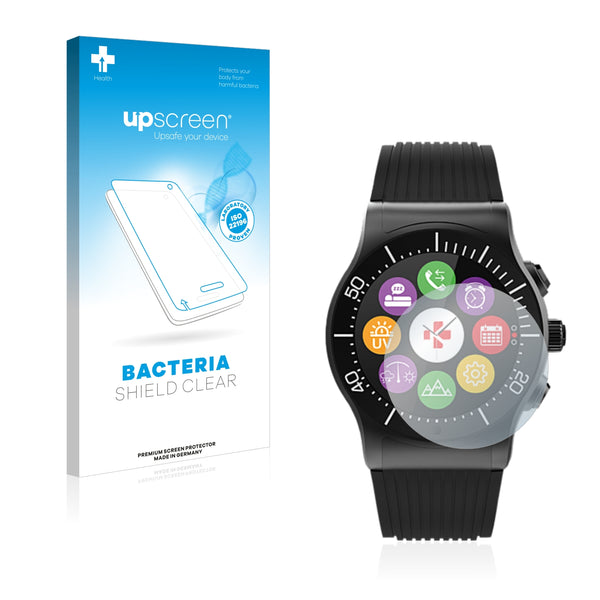 upscreen Bacteria Shield Clear Premium Antibacterial Screen Protector for MyKronoz ZeSport