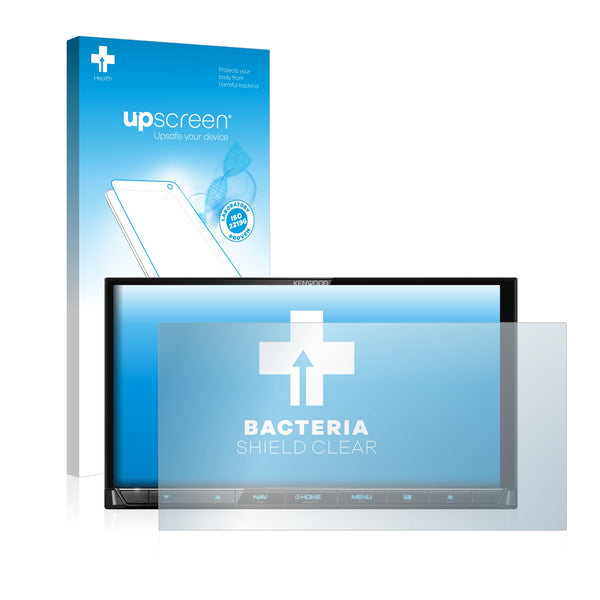 upscreen Bacteria Shield Clear Premium Antibacterial Screen Protector for Kenwood DNX9170DABS