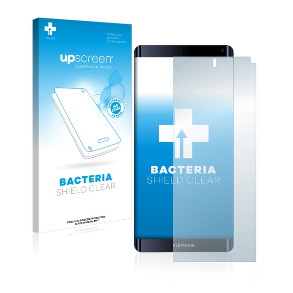 upscreen Bacteria Shield Clear Premium Antibacterial Screen Protector for Elephone X8