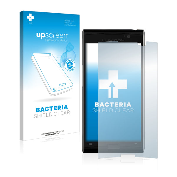 upscreen Bacteria Shield Clear Premium Antibacterial Screen Protector for Lumigon T3