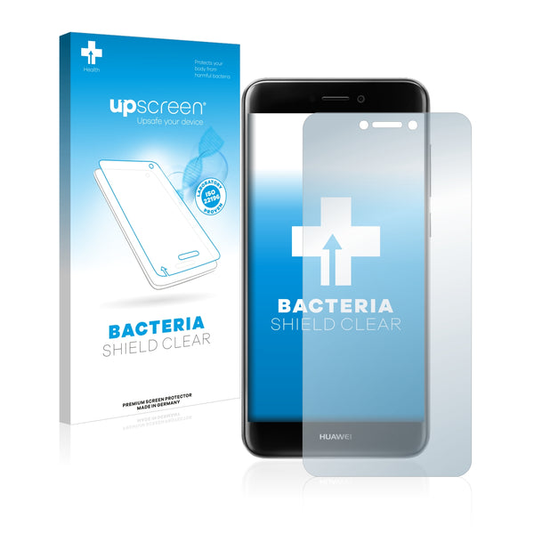upscreen Bacteria Shield Clear Premium Antibacterial Screen Protector for Huawei P9 Lite (2017)