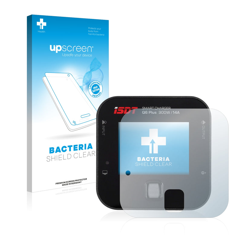 upscreen Bacteria Shield Clear Premium Antibacterial Screen Protector for ISDT Q6 Plus