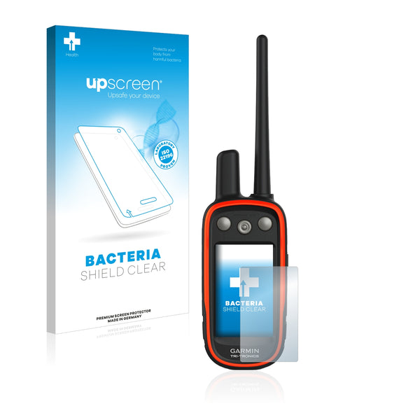 upscreen Bacteria Shield Clear Premium Antibacterial Screen Protector for Garmin Atemos 100